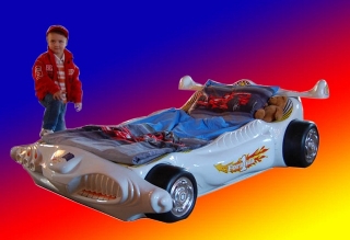 dětská auto postel FORMULE 1 bílá