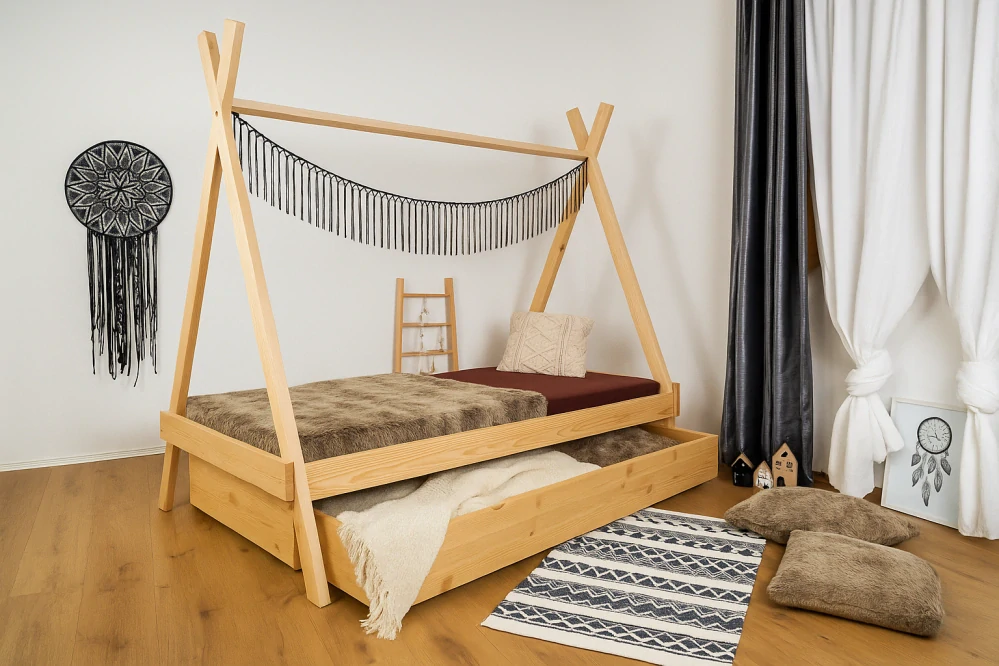 Dětská postel Teepee s přistýlkou