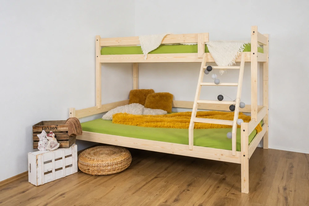 MAXIDO Dětská patrová postel Nela 200x140 přírodní