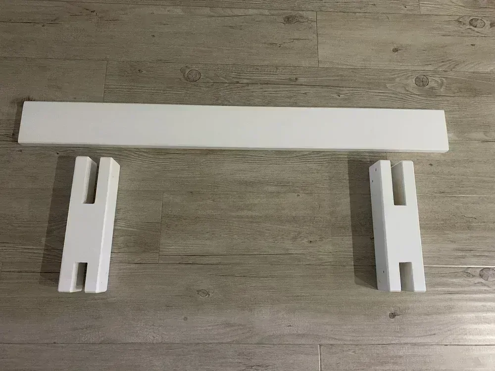 Univerzální zábrana k dětské posteli MAXIDO 100cm šedá