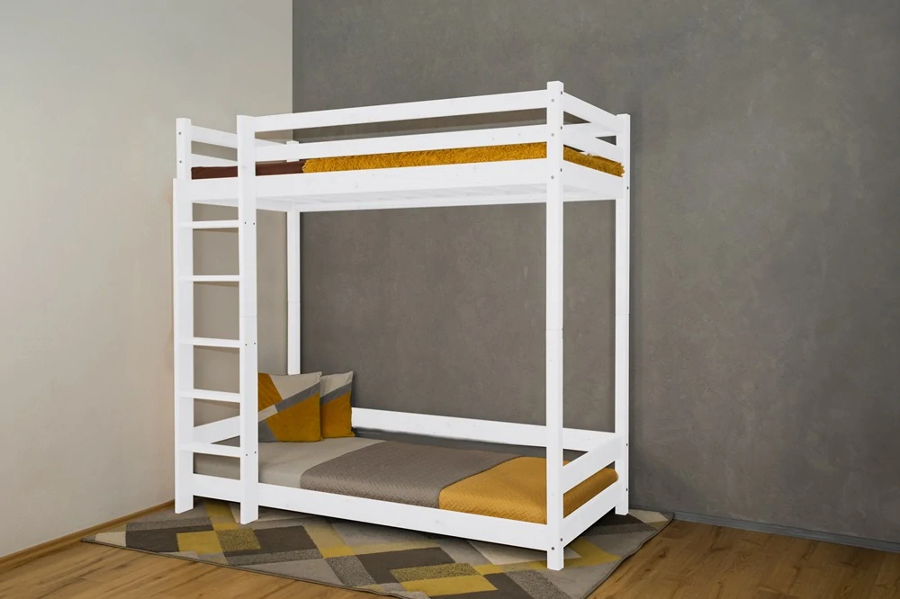 MAXIDO Dětská patrová postel Martin 160 x 80 přírodní