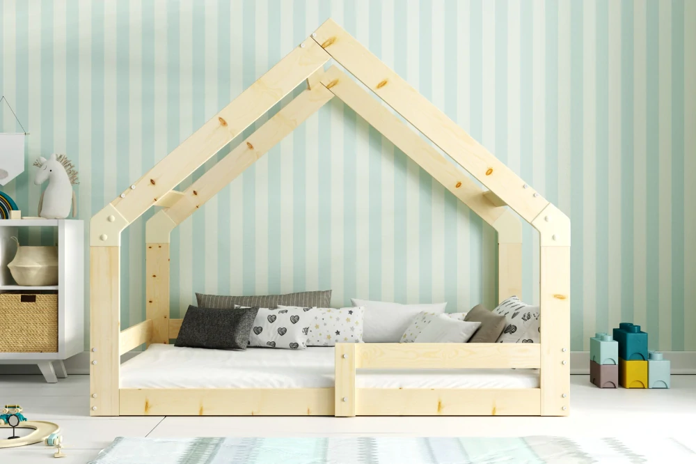 Dětská postel Domek 2 160x80 s matrací