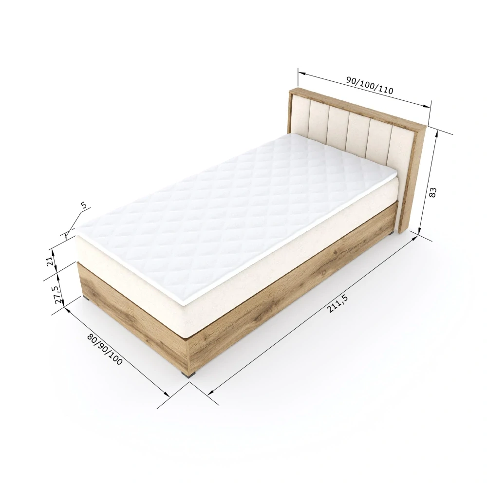 Postel Sigma s matrací - Dub