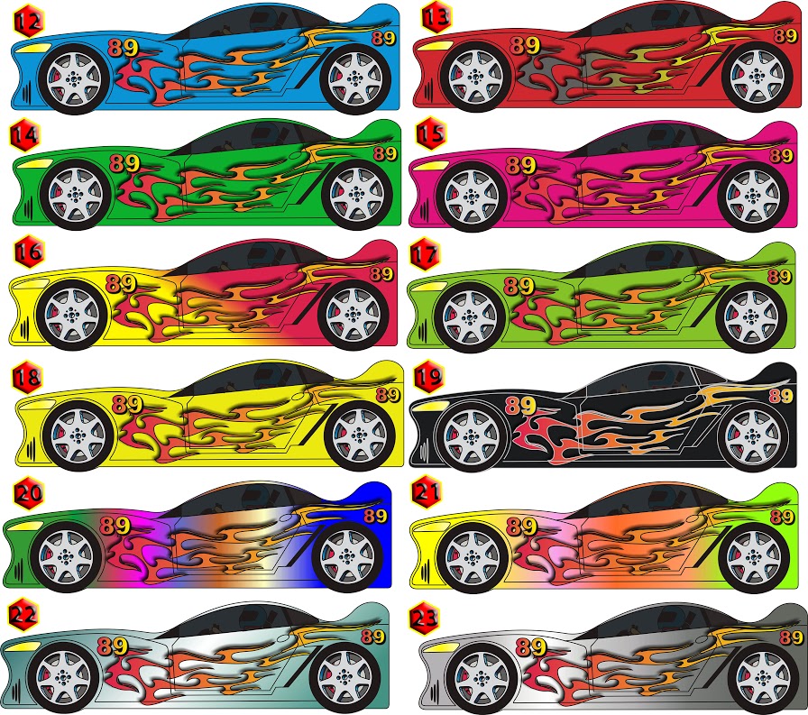 Dětská postel Speedy 140x70cm 