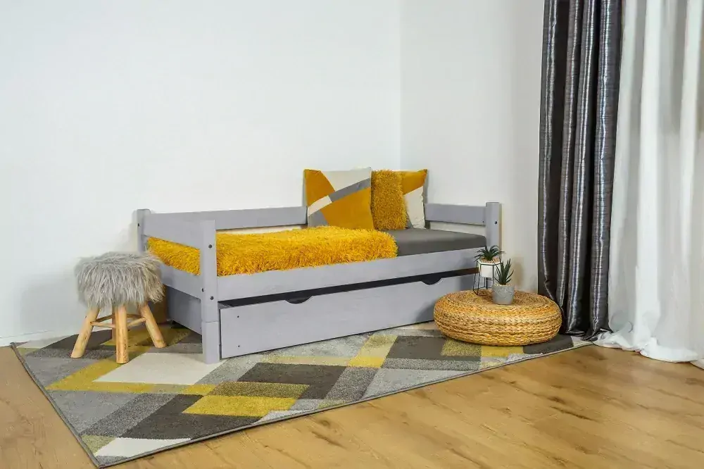 MAXIDO Dětská postel Mia - jeden šuplík 200x120 Přírodní