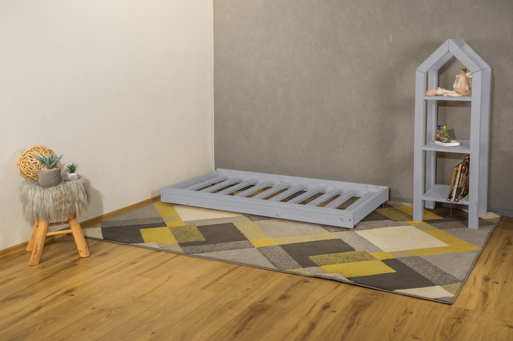 MAXIDO Přistýlka včetně roštu Vigo 190 x 90 šedá