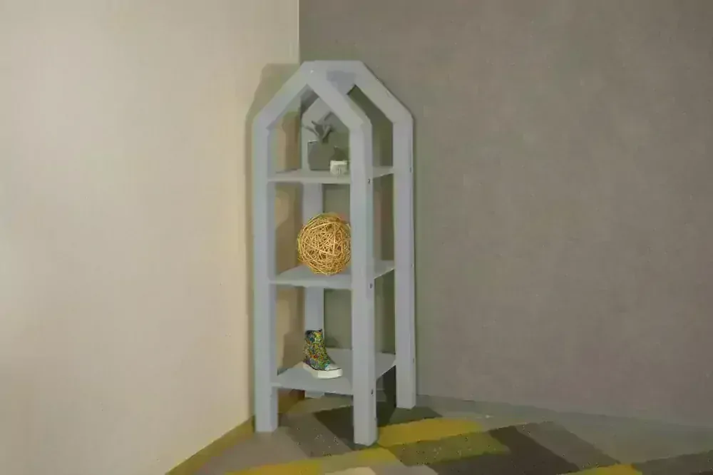 MAXIDO Dětský regál Domeček 40 x 40 cm - bílá