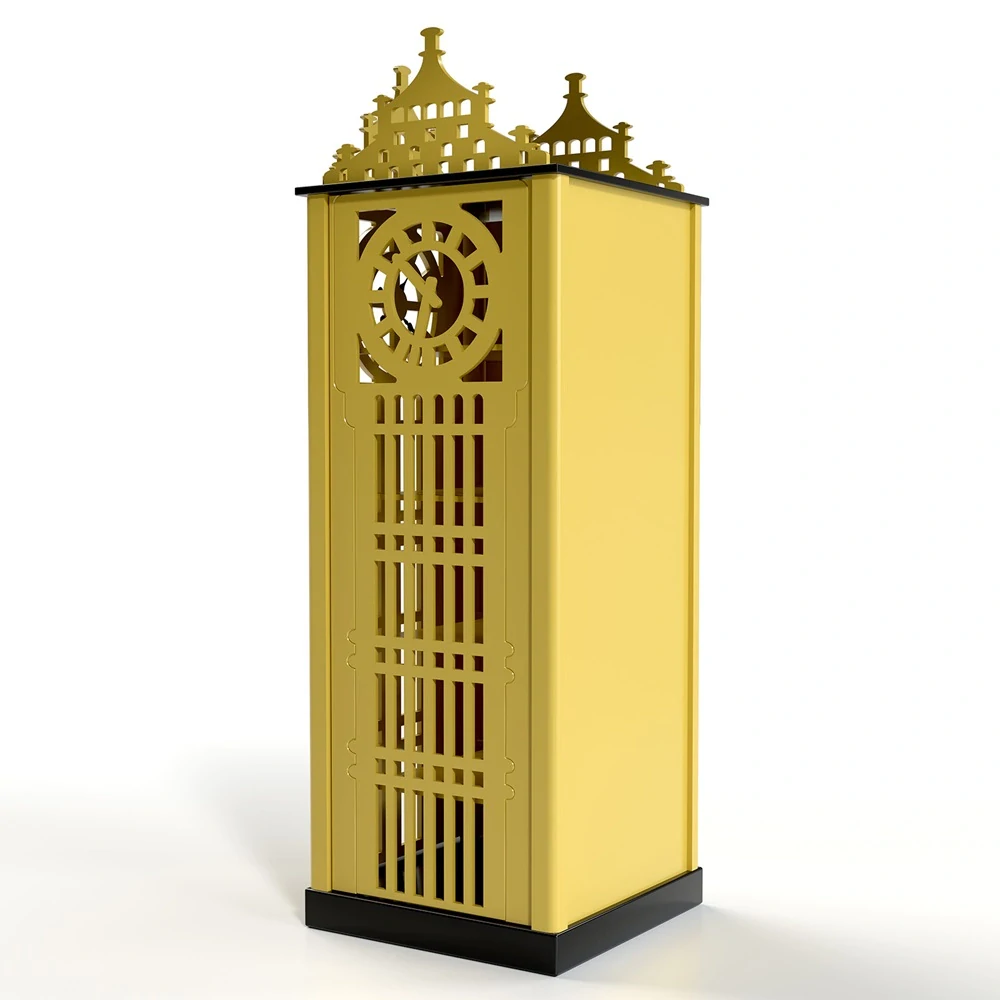 Výstavní Vitrína - Skříň - Big Ben 80 x 80