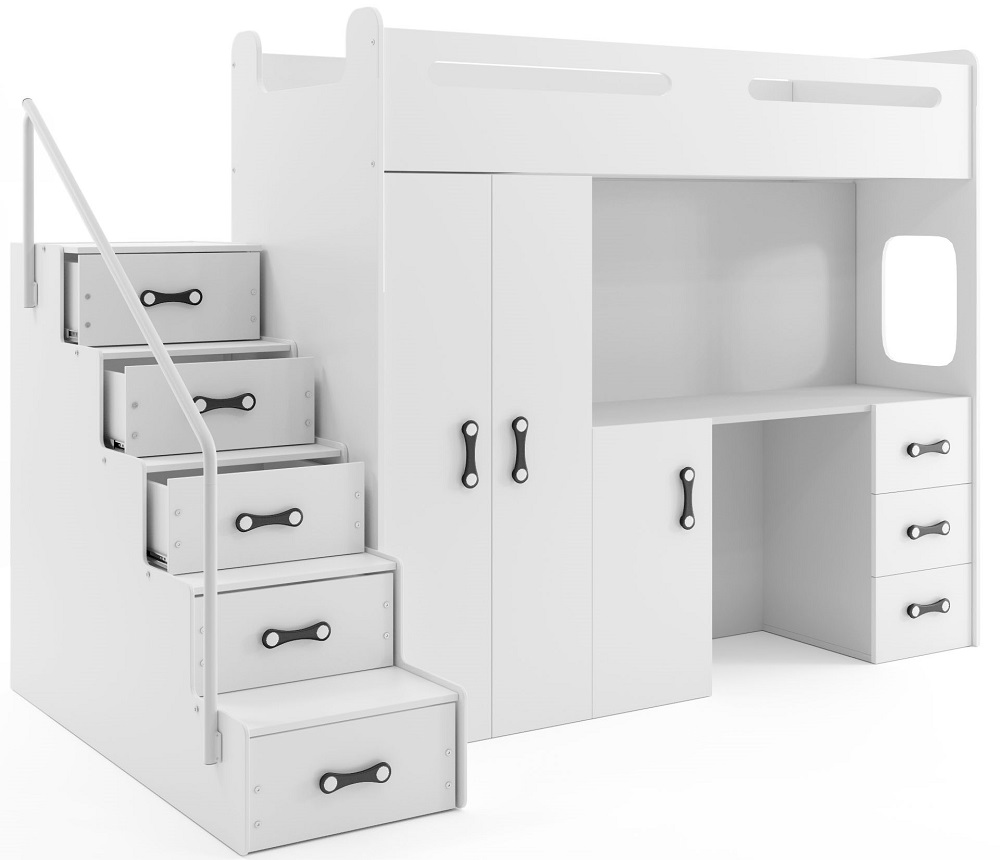 BMS Group Dětská postel Max 4 - Růžová