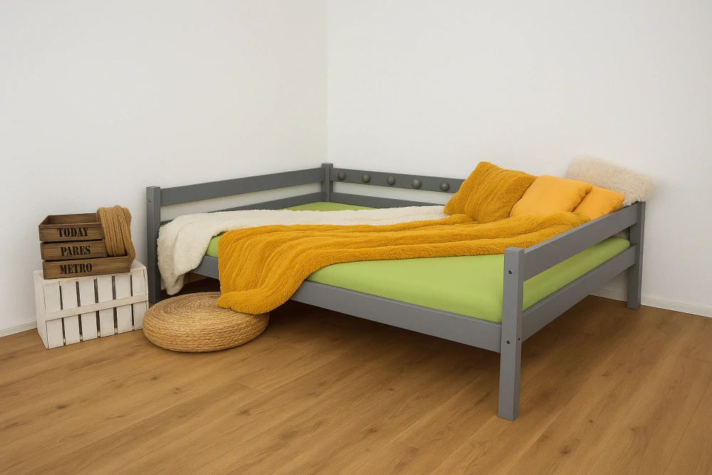 MAXIDO Dětská postel Nela 200x120 bílá