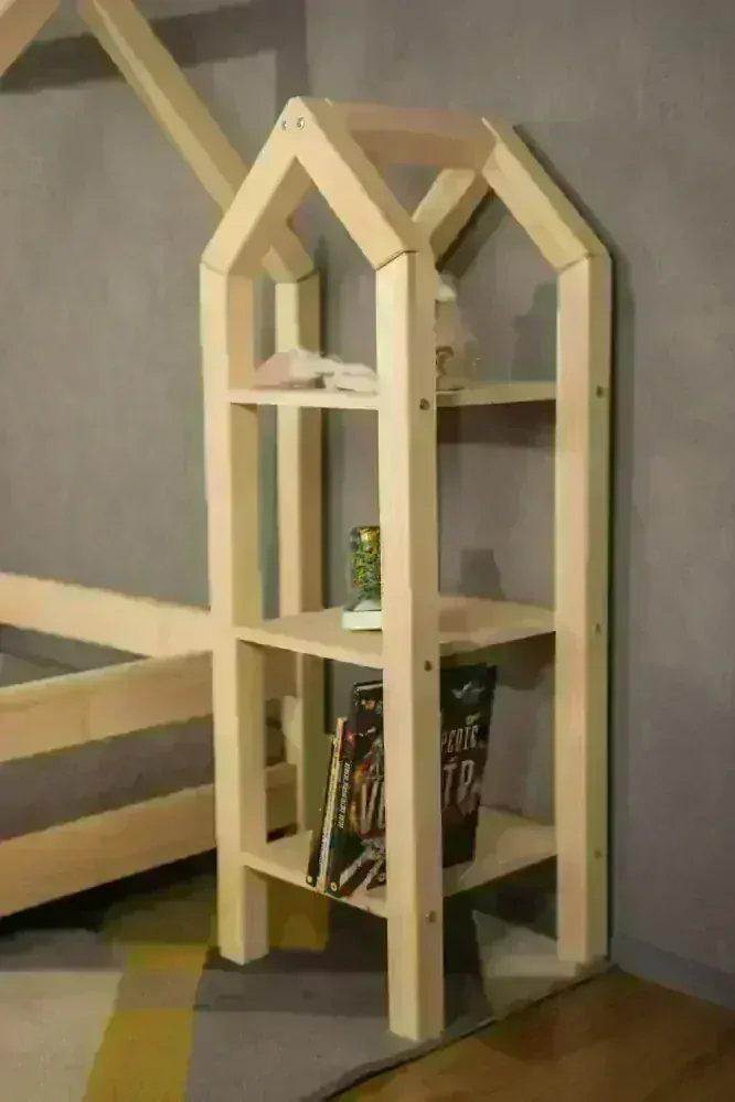 MAXIDO Dětský regál Domeček 40 x 40 cm - bílá