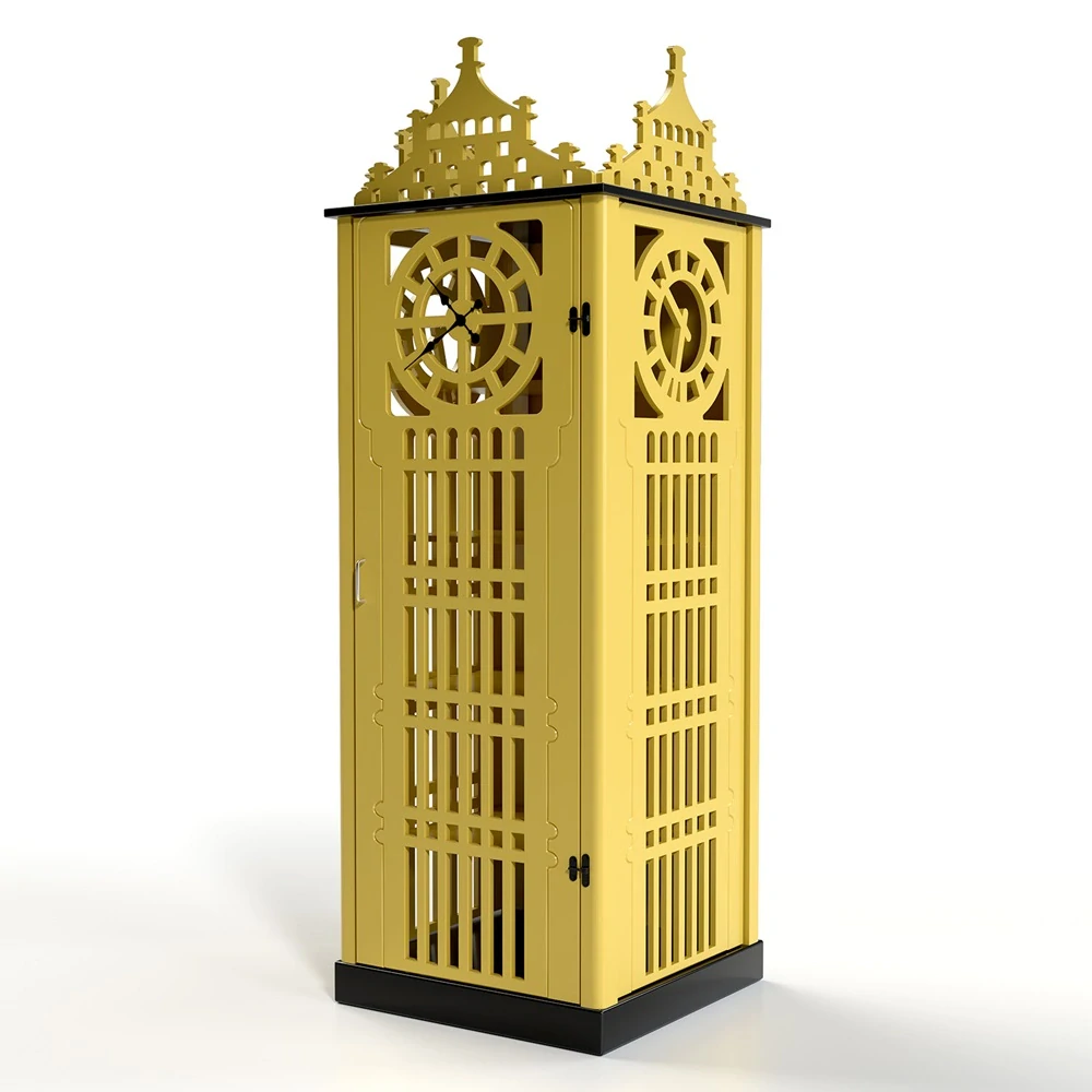 Výstavní Vitrína - Skříň - Big Ben 80 x 80