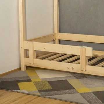 MAXIDO Dětská postel domeček Dita - dva šuplíky 200x90 bílá