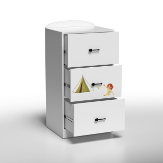 Komoda do dětského pokoje Safari - 60