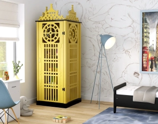 Výstavní Vitrína - Skříň - Big Ben 80 x 80