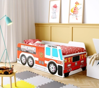 Dětská postel Hasiči 160 x 80 cm