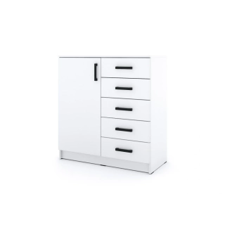 Komoda Sigma 90 cm Bílá - bílá/bílá