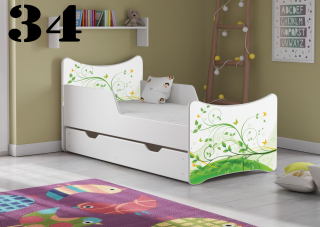 Plastiko Dětská postel Květina - 34 - 140x70